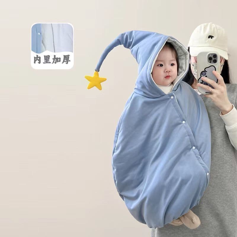 Bebê outono inverno manto Super bonito grosso Outing roupas do bebê inverno quente manto masculino alongado à prova de v