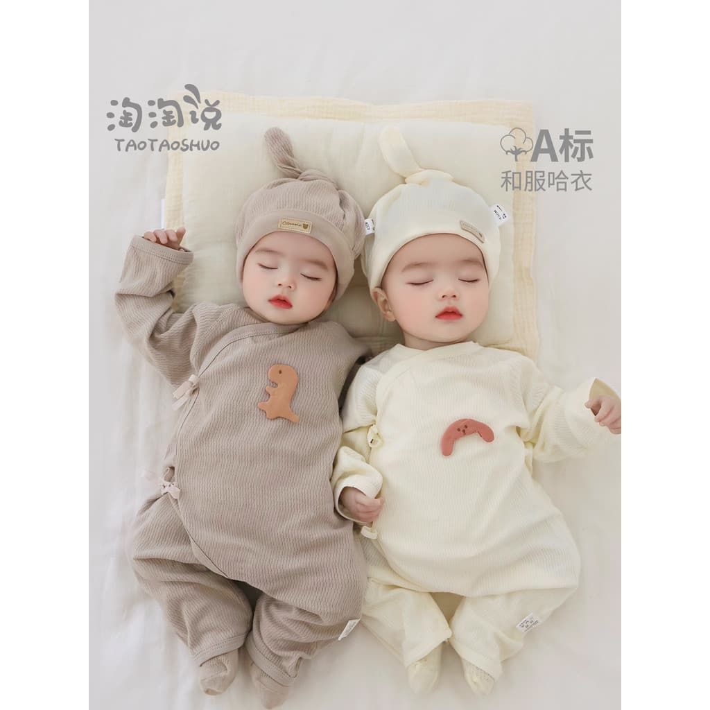Tamanho 52 bebê macacão monge roupas recém-nascidos primavera outono roupas de proteção da barriga 0 cedo infantil roupa