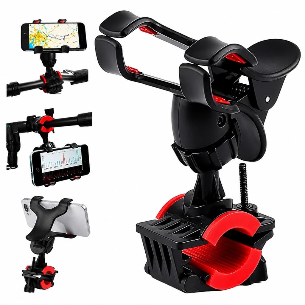 Suporte De Celular Para Bicicleta Moto Bike Pedestal 360º