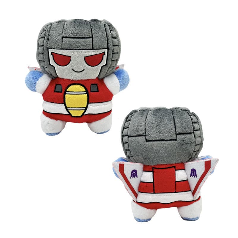 JAMXUN Transformação Mini Série Starscream Chaveiro De Pelúcia Optimus Prime Soundwave Megatron Plushie Pingentes Saco D