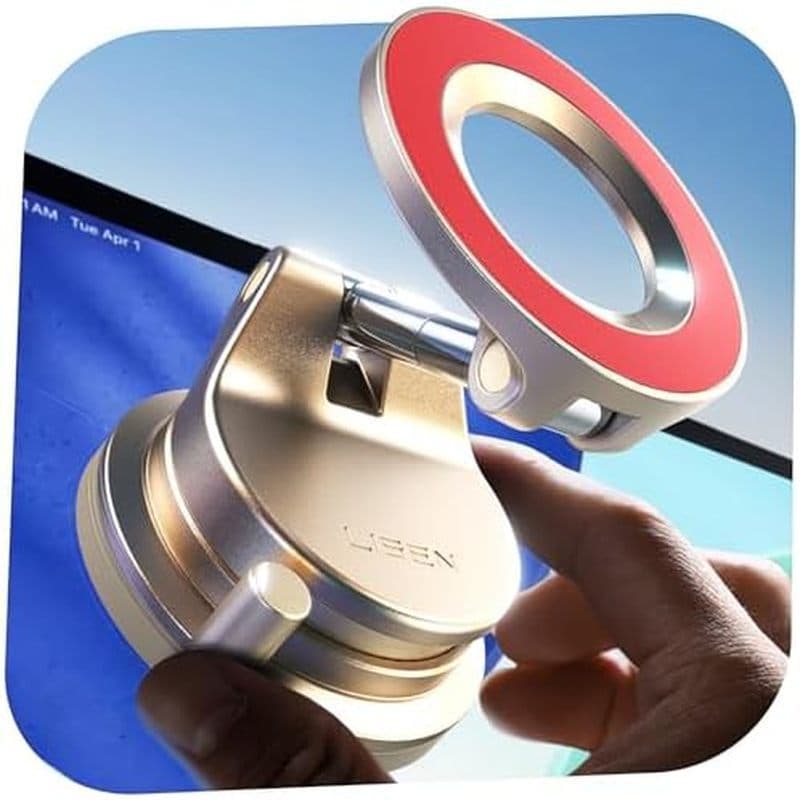 Suporte Magnético Para Telefone Carro LISEN Magsafe , Com Sucção A Vácuo Compatível iPhone 17 Pro Max 16 15 14 13 12 , A
