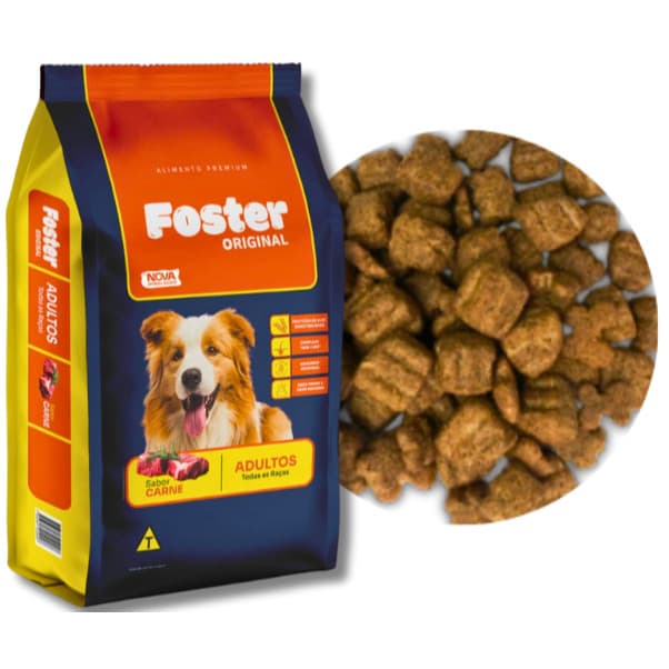 Ração Para Cachorro Foster Premium 15 Kg - Raçâo Para Cães Adultos