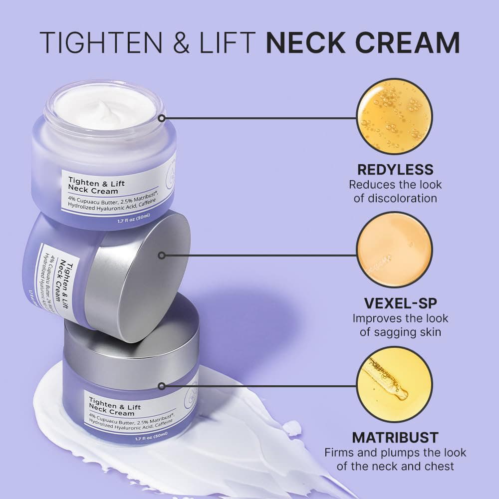 Creme firmador para pescoço Gopur, creme para pescoço, creme para pescoço com efeito lifting e firmador