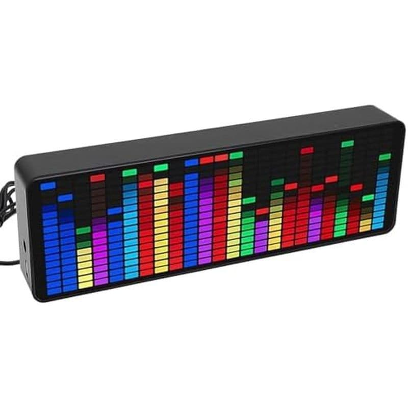 Visualizador De Áudio RGB , Analisador De Espectro Para Despertador De Luz Solar , 384 Colorido , Nível De Ritmo De 1624