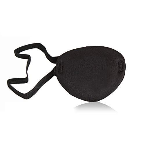 Máscara de Olhos Adulto Oarkive - Máscara de olhos preta macia, adequada para fantasias de pirata, role-playing e Hallow