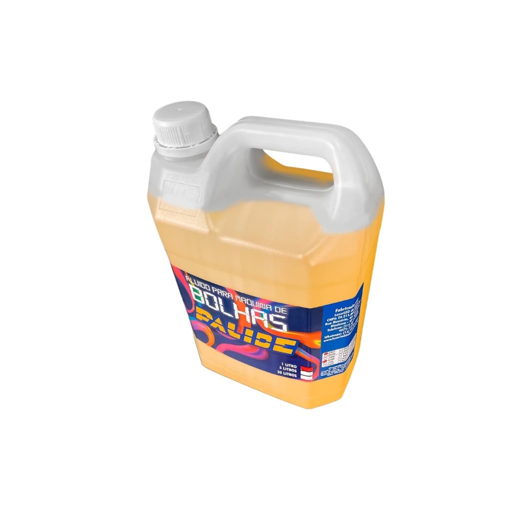 Líquido Fluído Para Maquina De Bolha Sabão 5l