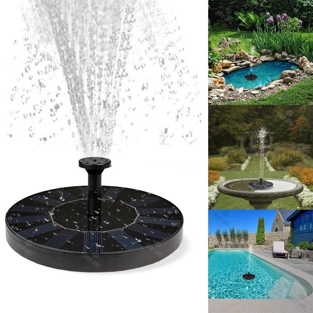Fonte Solar Fonte De Banho De Pássaros Para Piscina Externa MULTIUSO 18CM