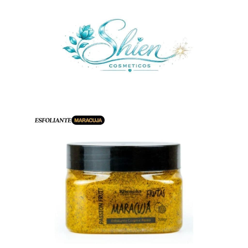 Esfoliante Frutas Corpo E Rosto Maracuja 300G Rhenuks (Afilhado)