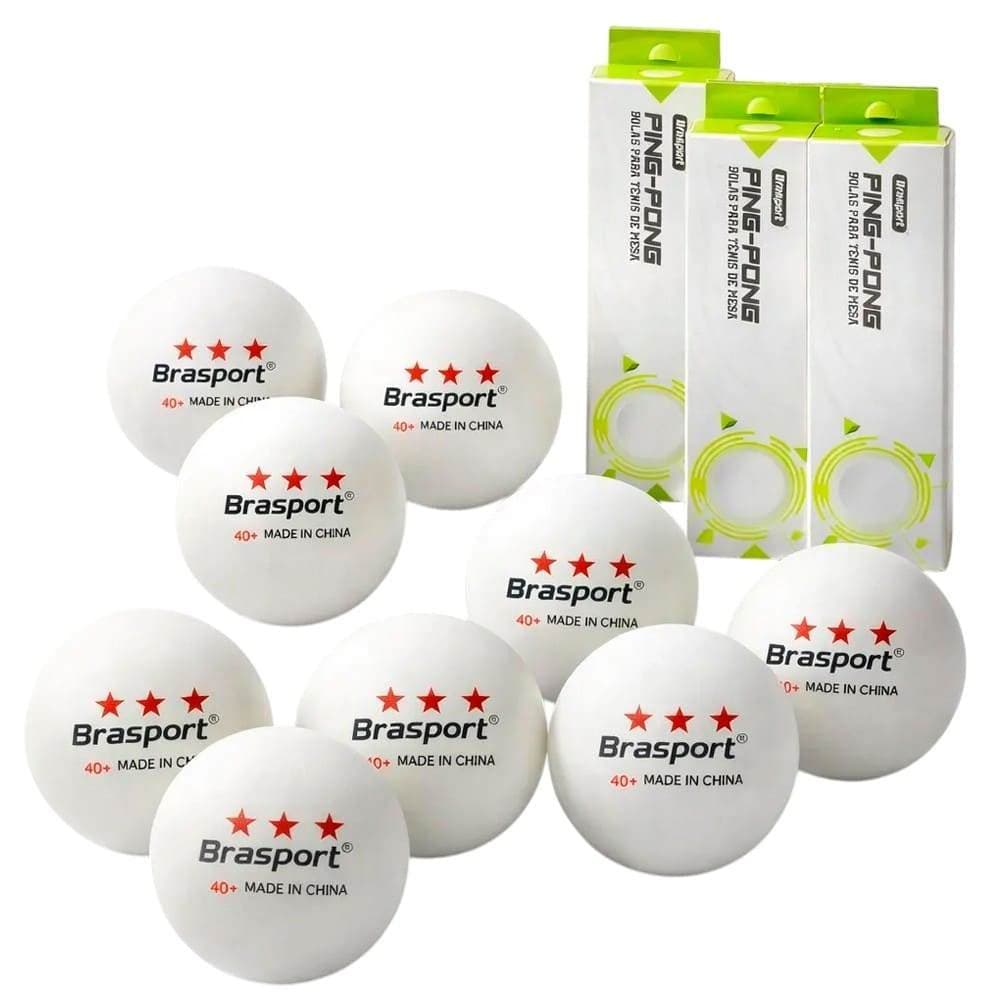 Kit 9 Bolinhas Tenis Mesa Ping Pong 3 Estrelas Profissional
