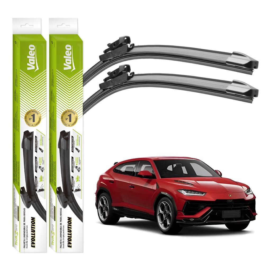 Par Palhetas Limpador Parabrisa Valeo Urus 2019 A 2024