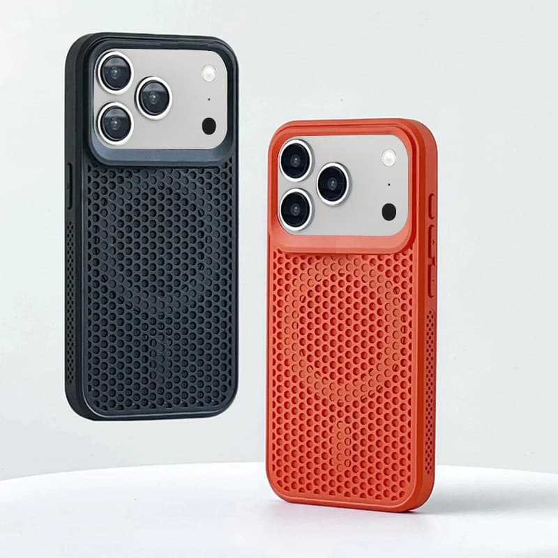 Capa Magnética De Malha De Dissipação De Calor Para iPhone 17 Pro Max 17 De Carregamento Sem Fio Respirável Com Resfriam