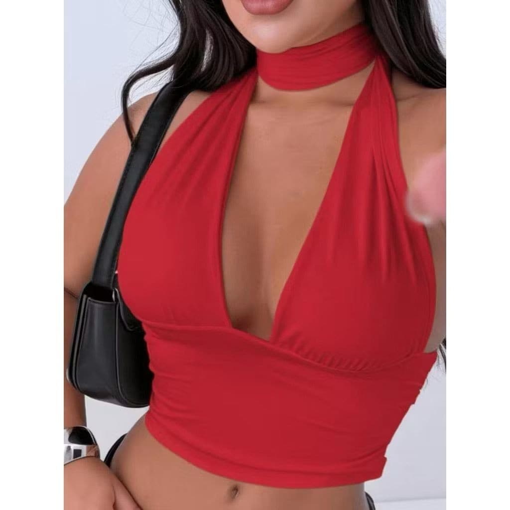 Top Cropped Suplex Gringa Festa Verão 36-42