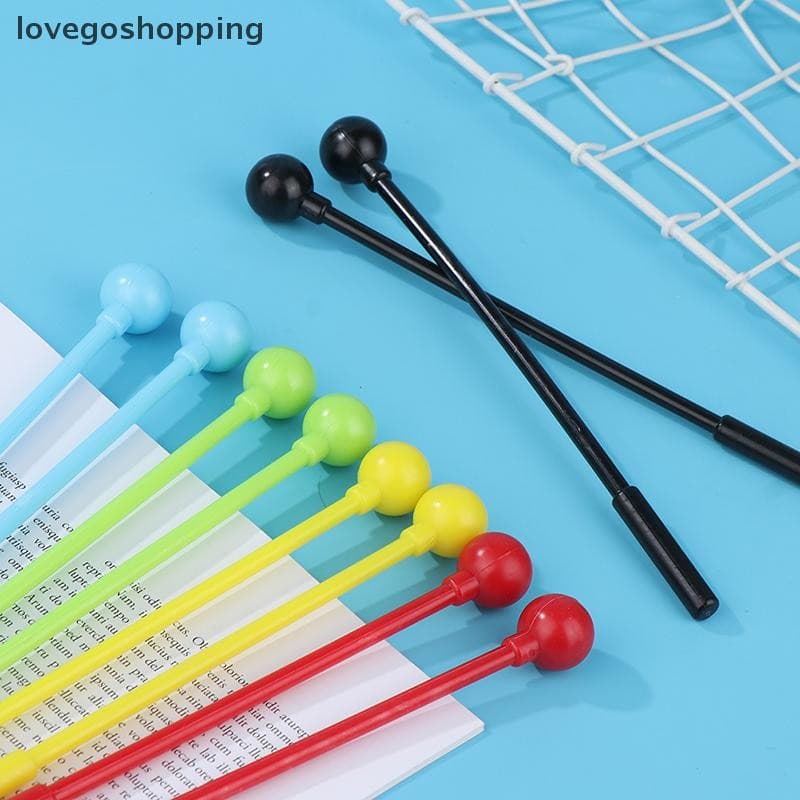 [lovego] 2 Peças Baquetas De Percussão Adultos Crianças Vara Malho Instrumento De Plástico Brinquedos Infantis Acessório