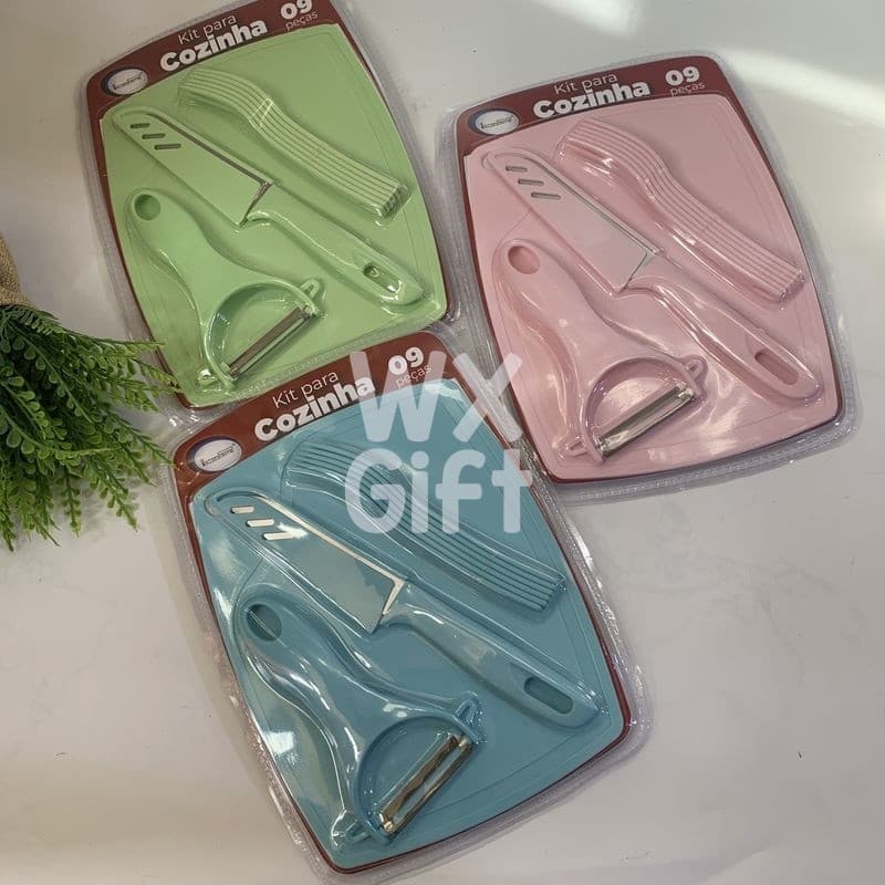 Kit para cozinha 9 ou 4 peças - Interponte / WX Gift