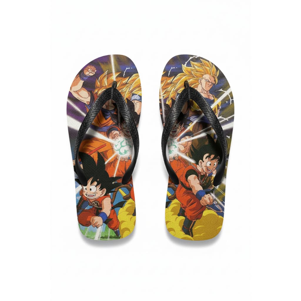 Chinelo Dragon Ball Z Goku Vegeta - Sandália  - Anime Geek Otaku Masculino e infantil chinela