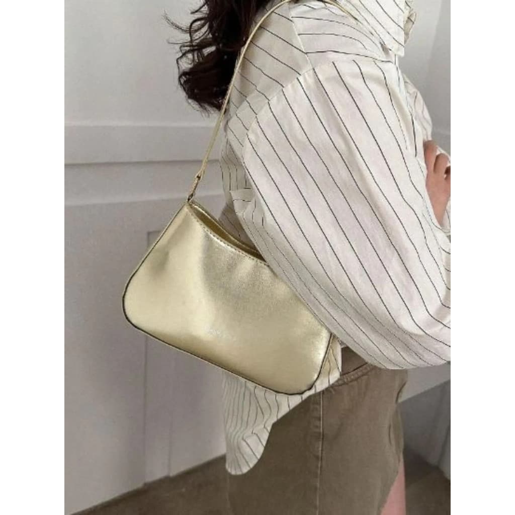 Bolsa Quadrada Metalizada Js Bolsas Elegante