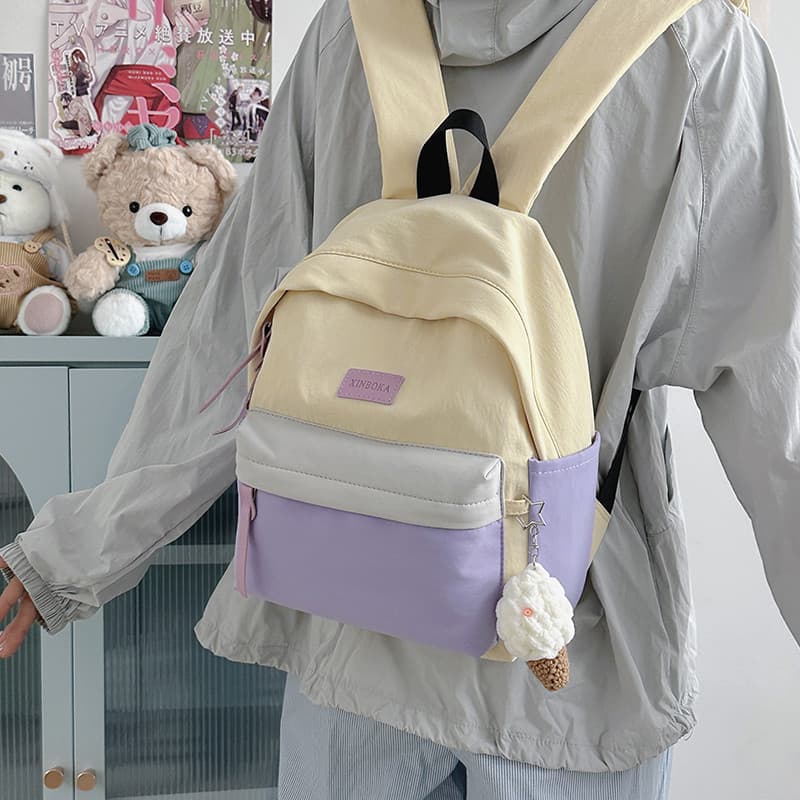 Meninas outing pequena mochila ins crianças estudantes do ensino médio meninas mini mini mochila leve primavera outing m
