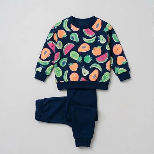 Conjunto Moletom Infantil Blusa E Calça Peluciada Tam 3 Bebe Azul 3