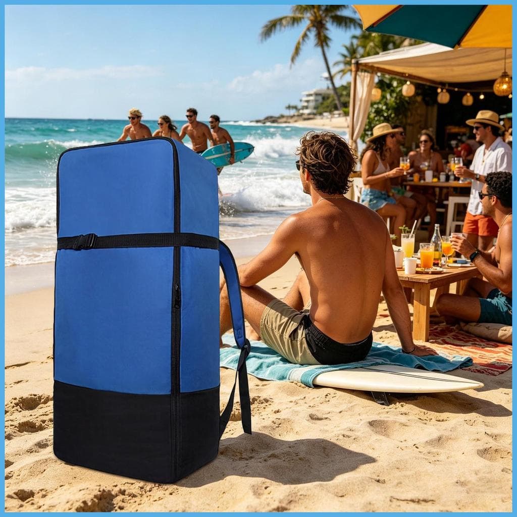 Mochila De Prancha De Remo À Prova D'água , Grande De Armazenamento Com Alça De Ombro Ajustável , huebasevn