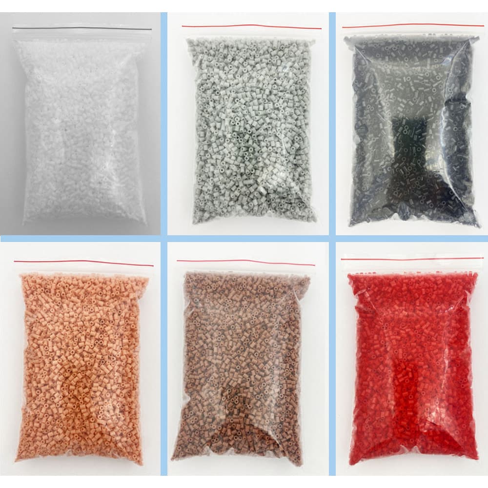 100g 2.6mm mini Contas De Ferro Perler hama Crianças DIY colormixing Branco Preto Cor Fusível Brinquedos De Aprendizagem