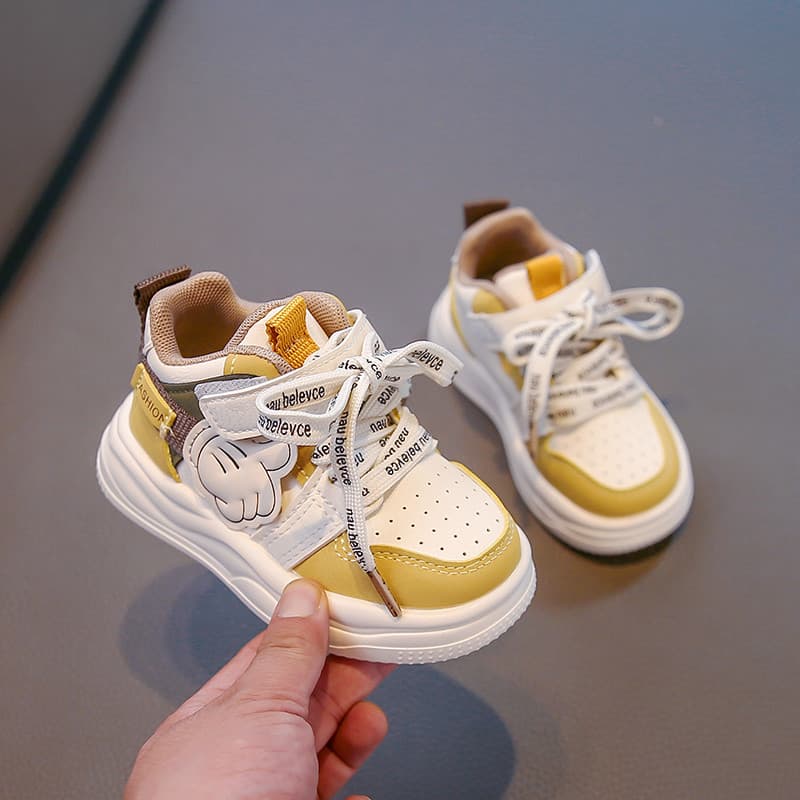 Crianças sapatos esportivos primavera outono 2026 novo estilo meninos sapatos de bebê de sola macia meninas de alta qual