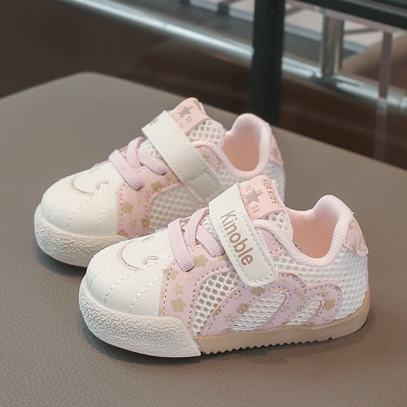 Sapatos de criança do bebê menina sapatos de verão bebê sola macia sapatos funcionais meninos oco respirável concha Toe