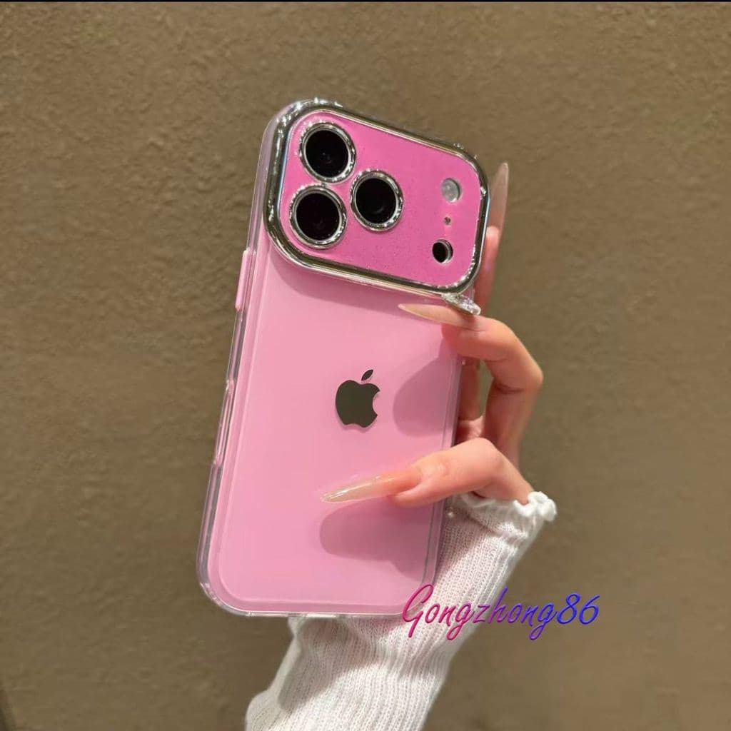Capa Luxuosa Resistente A Manchas Para iPhone 15 14 13 12 Pro Max Plus Traseira Acrílica Quedas