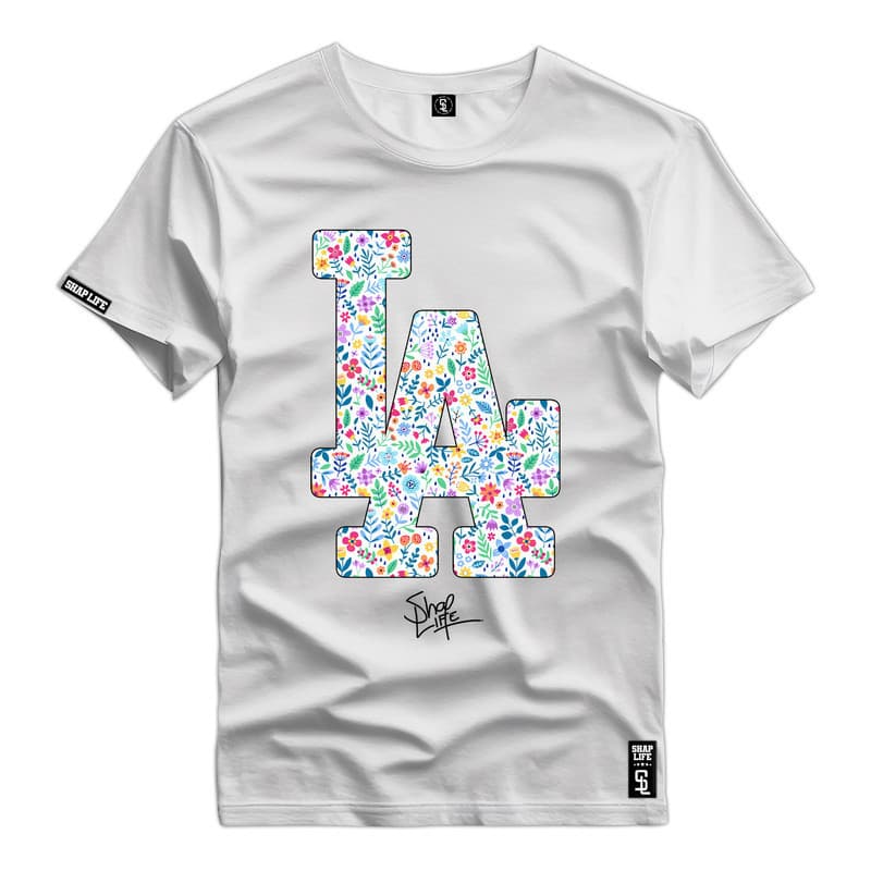 Camisa Estampada 100% Algodão Camiseta Casual - 3471
