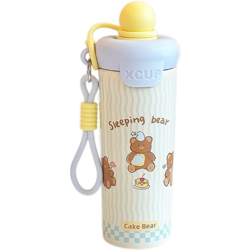 Garrafa de Água - 20 oz, Garrafa de Água de Aço Inoxidável com Parede Dupla e Isolamento a Vácuo para Escola, Garrafa Es