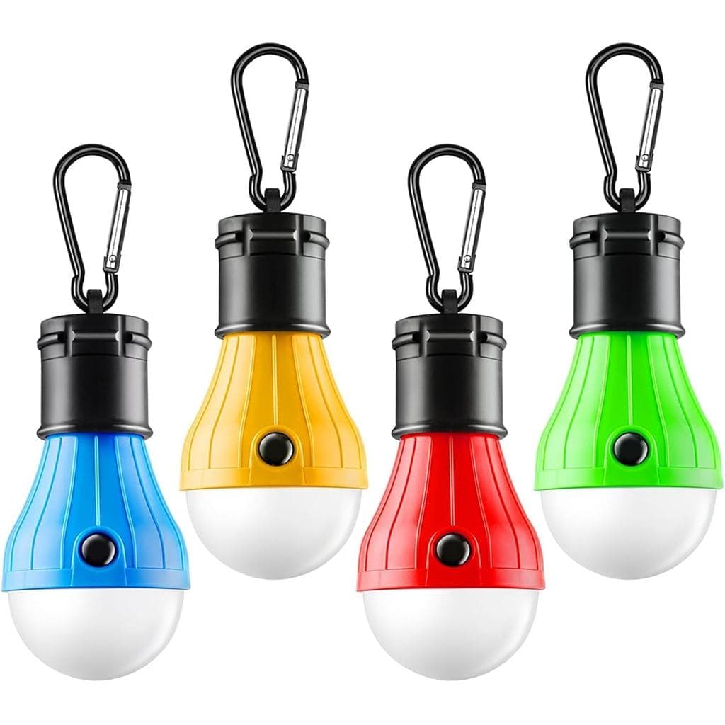 Lâmpada LED Portátil FLY2SKY para Tendas, Lâmpada de Emergência com Gancho, Equipamento de Camping, Luz para Caminhadas,