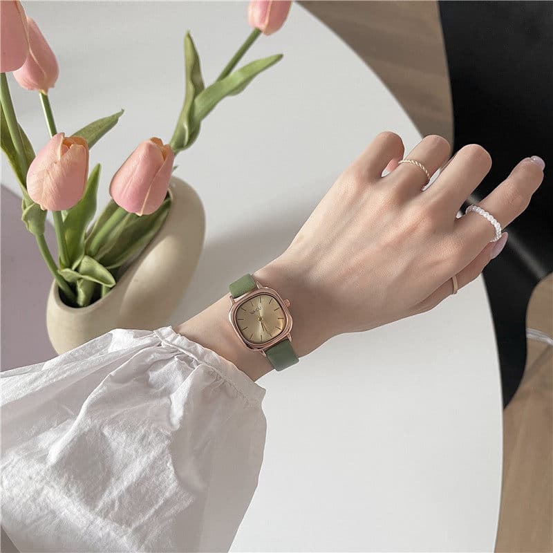 Relógio Elegante Formal Relógio Feminino Dourado/Rosé Relógio Importado Barato Feminino Relógio feminino com cinto de te