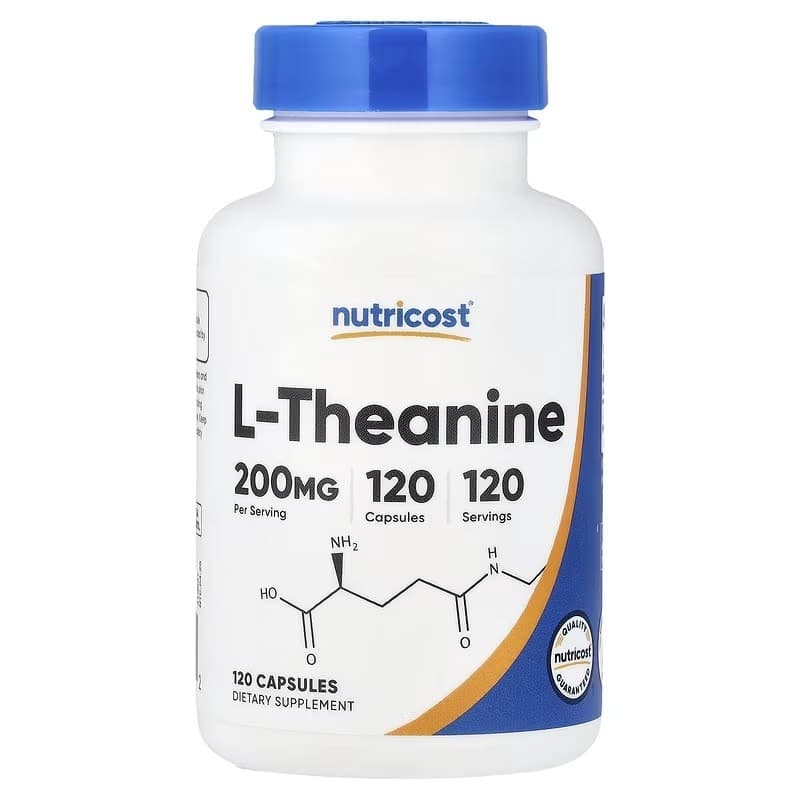 L teanina, 200 mg 120 cápsulas Nutricost