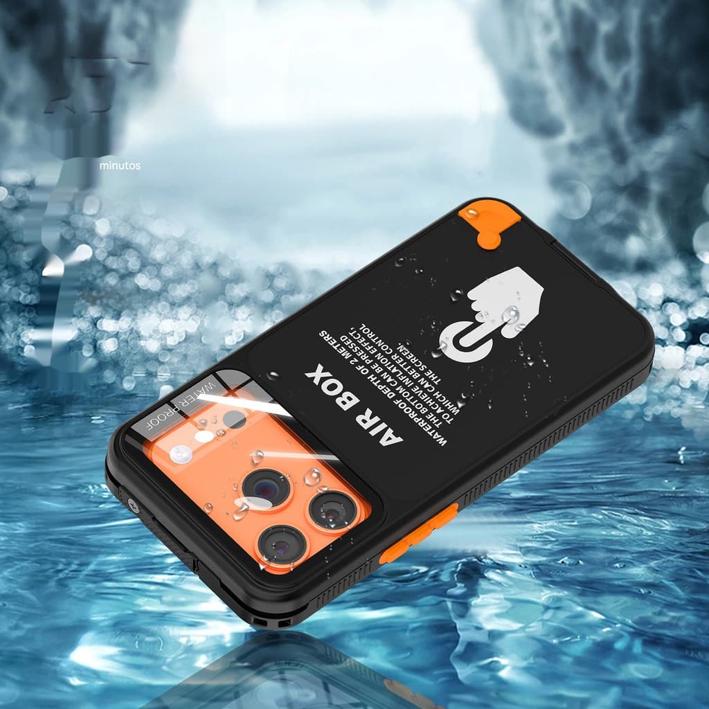 Case Waterproof Shellbox 6.9  iPhone 14 Pro Galaxy S23+ Mergulho Protege