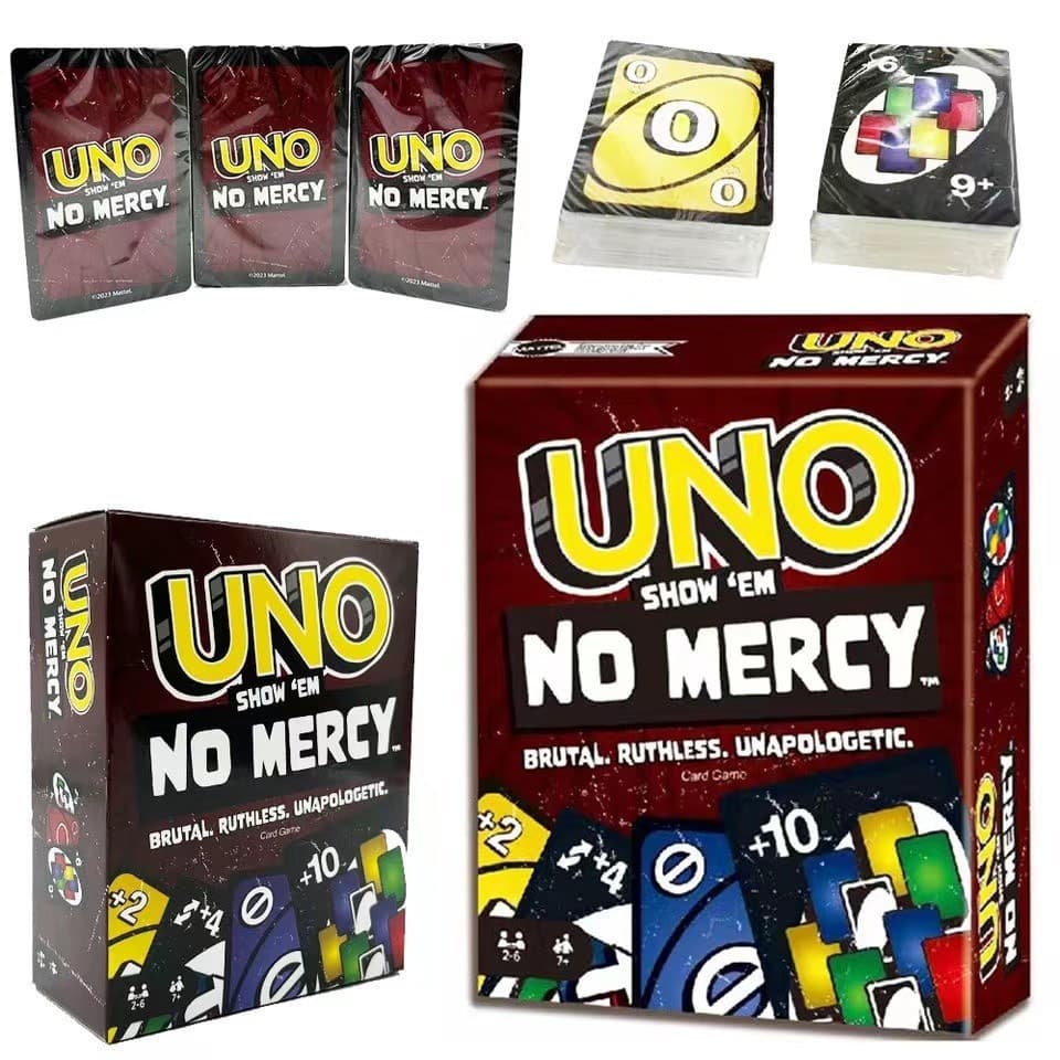 UNO Nou Show | Cartão De Jogo , Crianças , Adultos , Noite Familiar , 2 A 10 Jogadores Personagens Icônicos , Envolvente