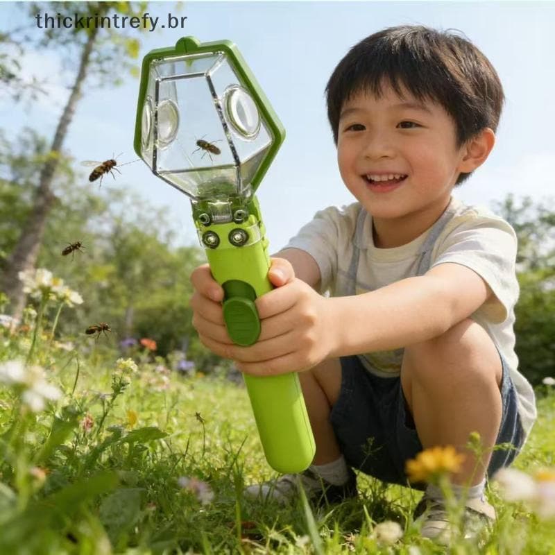 thi 2X Lupa Visualizador De Insetos Para Crianças Caixa Coletor Brinquedo Educativo Ao Ar Livre Aprendizagem E Exploraçã