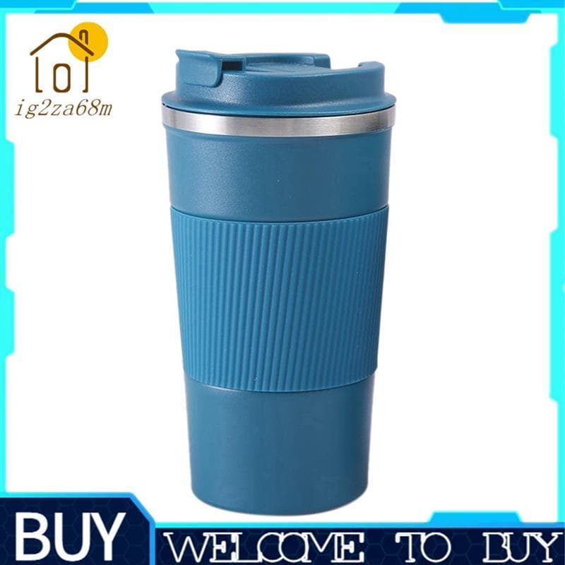 Copo Isolado De Aço Inoxidável 304 , De Café Para Viagem De Negócios , Caneca Portátil Com Tampa Articulada Carro