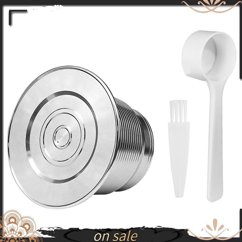 [Vendas Quentes Y] Cápsula De Café Recarregável De Aço Inoxidável , Copo De Filtro De Italiano , Enchimento De Pó Com Ta