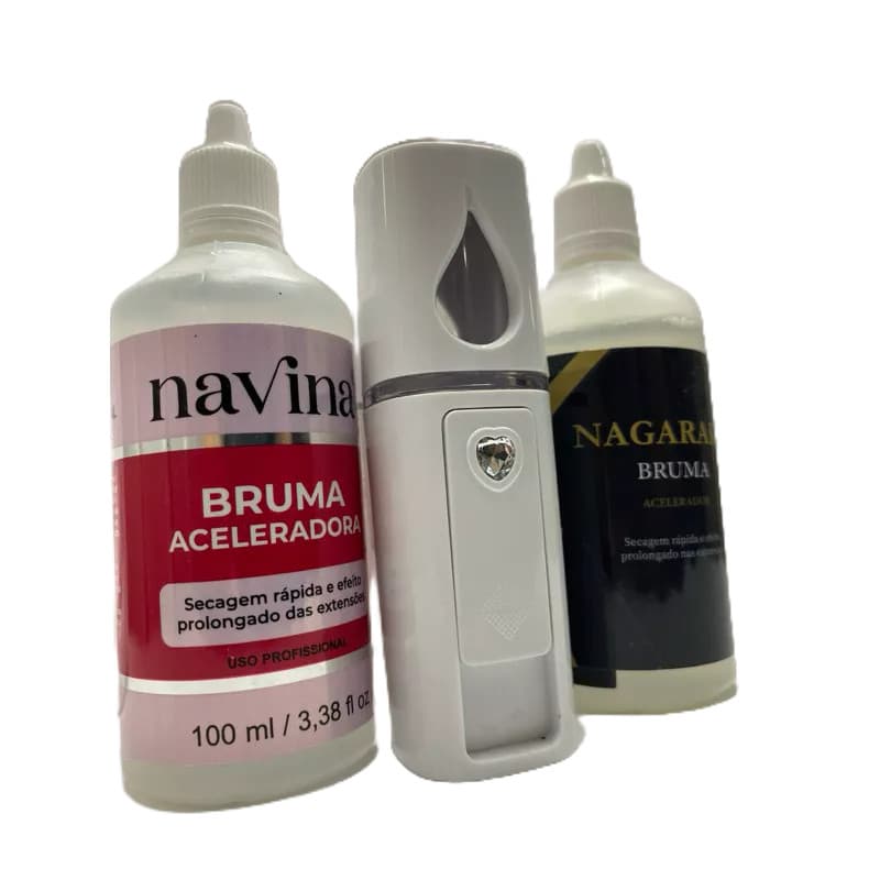 Kit Nano mister tradicional +Bruma aceleradora de secagem