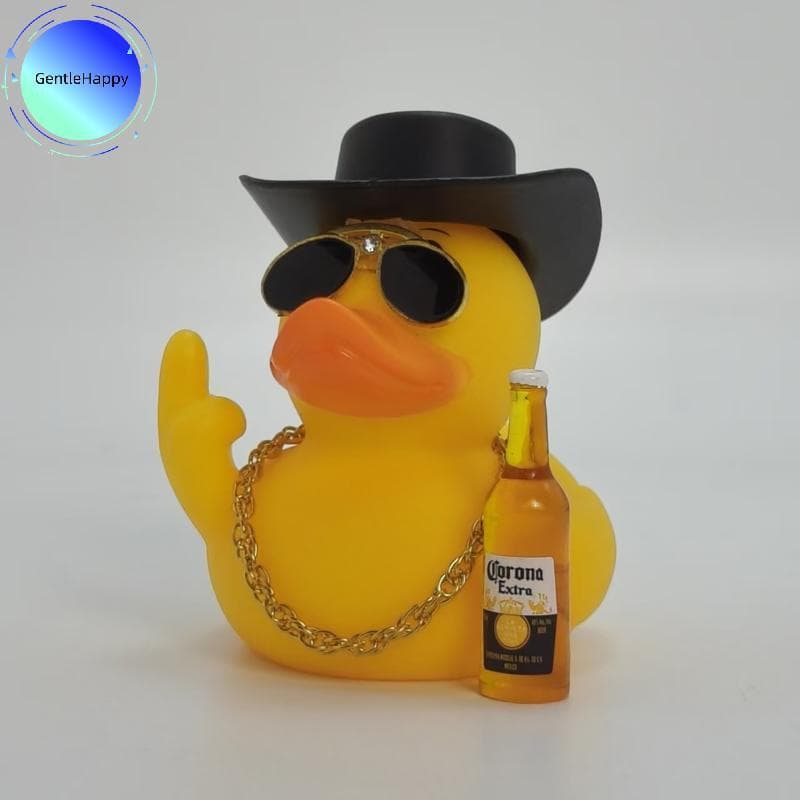 GentleHappy 1 Conjunto De Borracha Legal Du Com Pequena Garrafa De Vinho Cerveja Casa Ornamento De Carro Engraçado Dedo