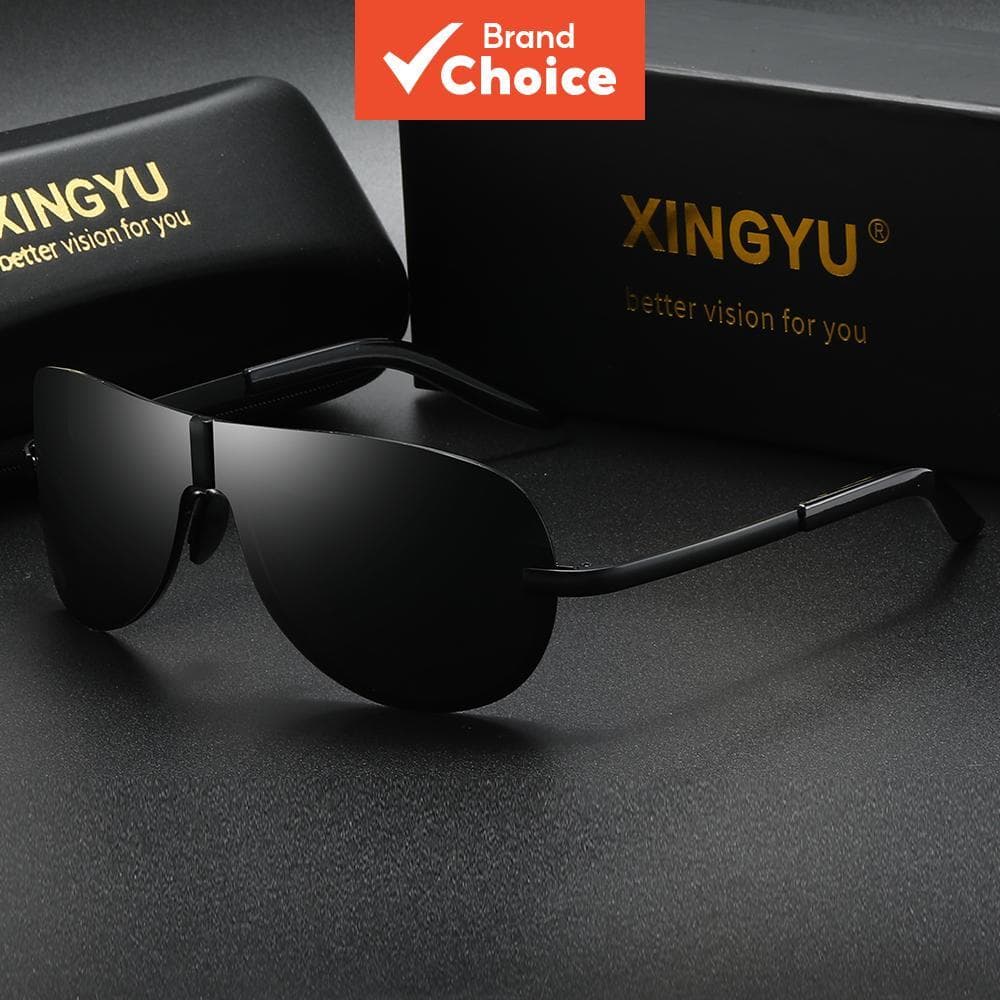 Óculos De Sol Polarizados Sem Aro Xingyu Lente Uv400 Tac Para Homens E Mulheres Dirigindo Pesca Ao Ar Livre