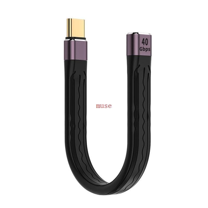 Tipo C Fêmea Para 40gbps Sincronização Carregador