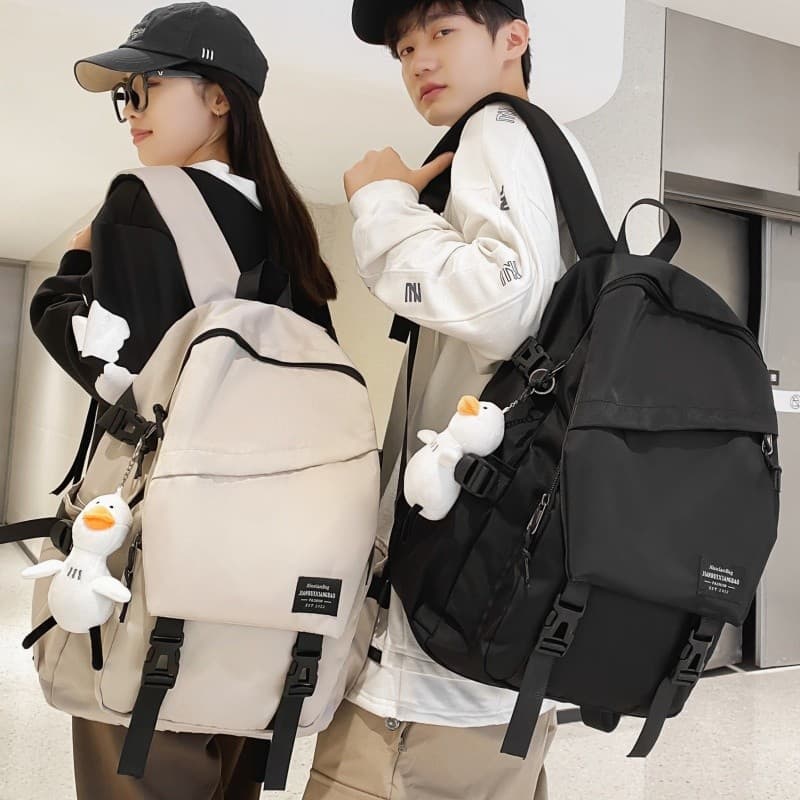 Estudante universitário mochila masculina Casual grande capacidade simples viagem computador mochila feminina júnior esc
