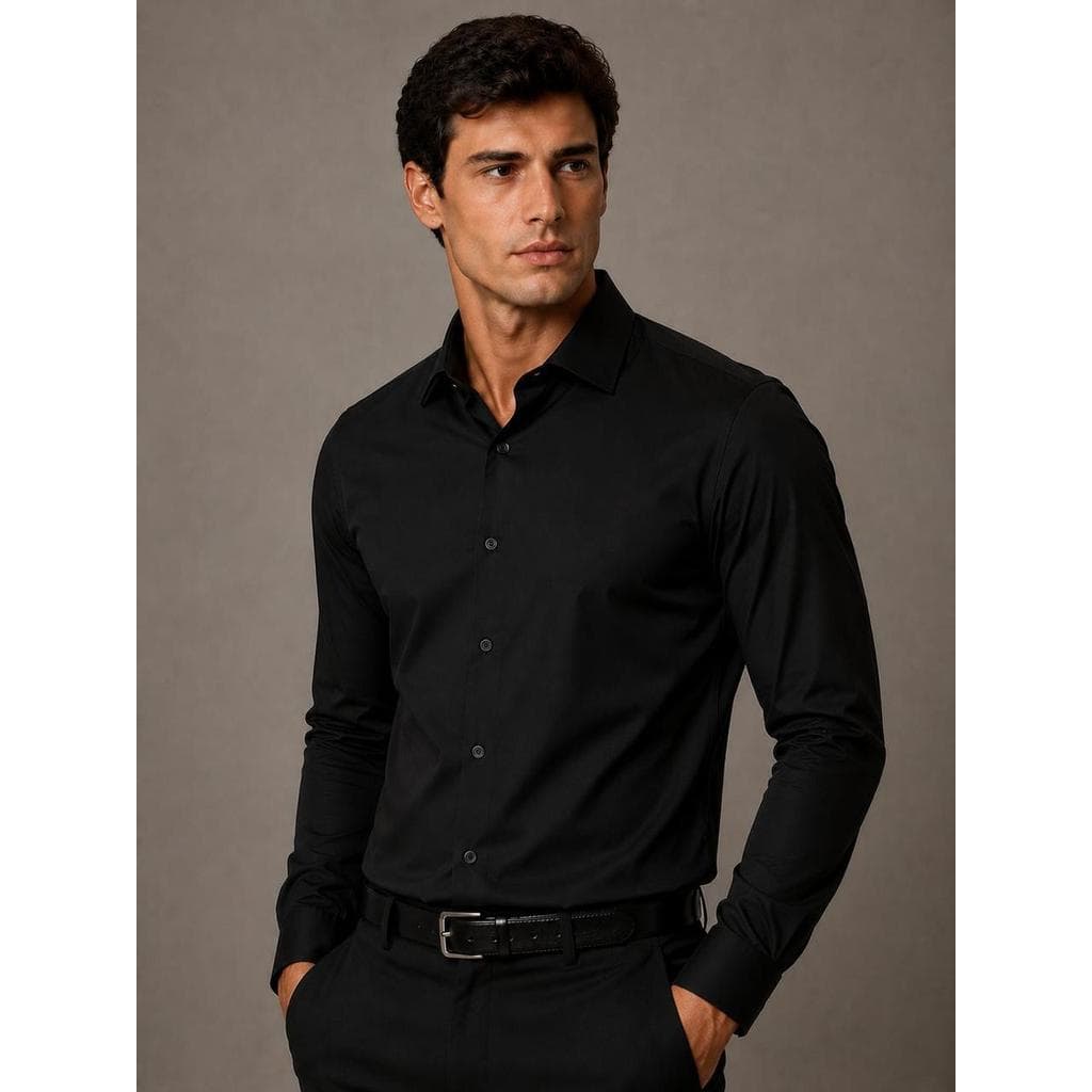 Camisa Masculina Social Slim Fit Luxo Pronta Entrega Manga Longa Anti Suor Tecnológica