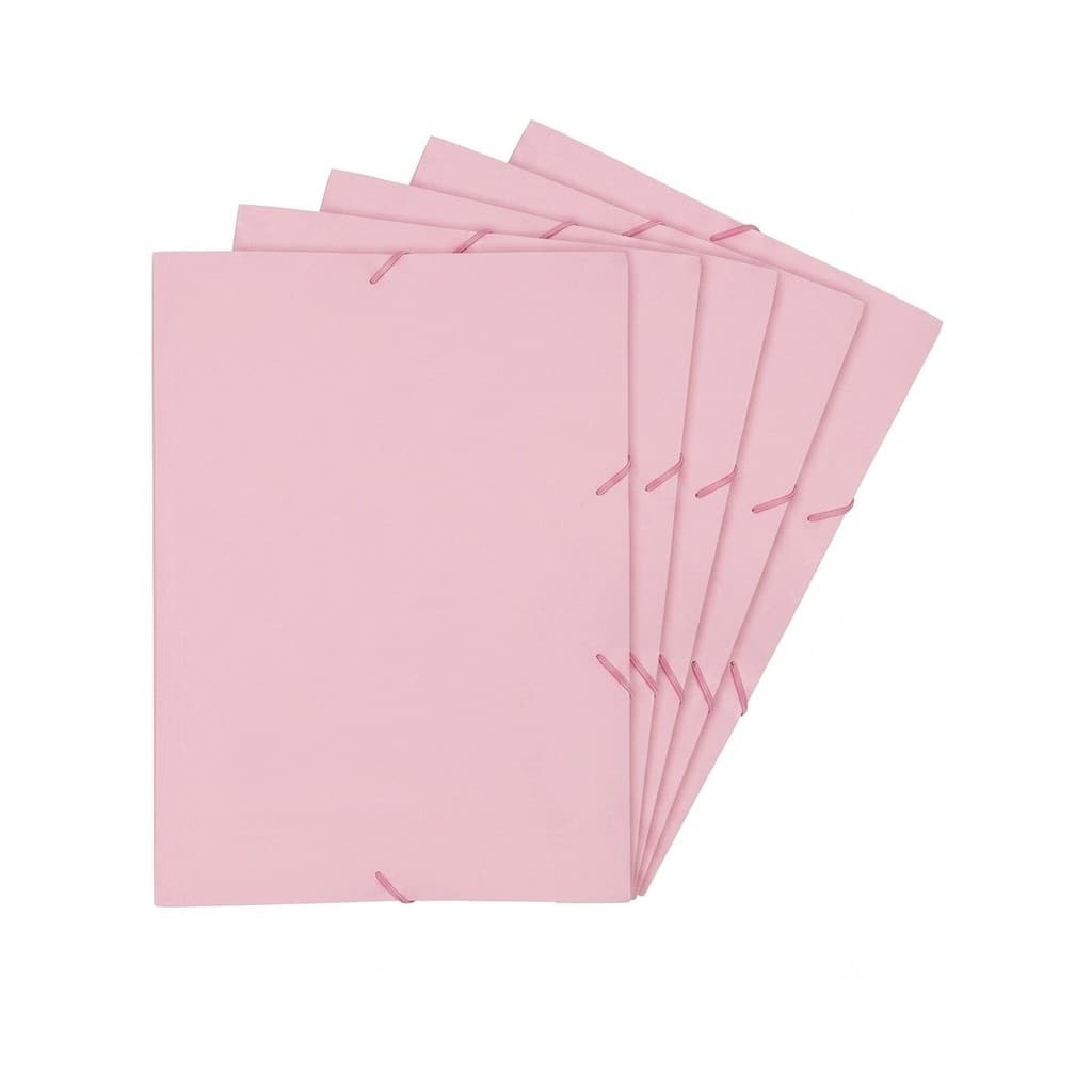 Pasta Aba Elastica Oficio Rosa Pastel 5 und ACP