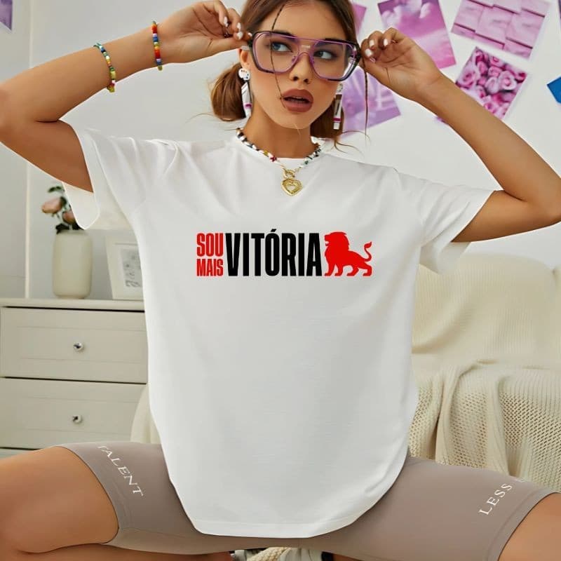 Camisa Do Vitoria Feminina e Masculina / Camiseta Do Leao