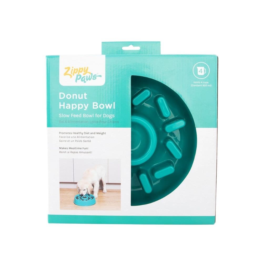 Comedouro Lento para Cães Happy Bowl Donut-  Zippy Paws