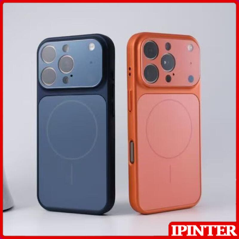 Capa Magnética Fosca Robusta Original Para iPhone 17 16 15 14 13 Pro Max Carregamento Sem Fio Magsafe