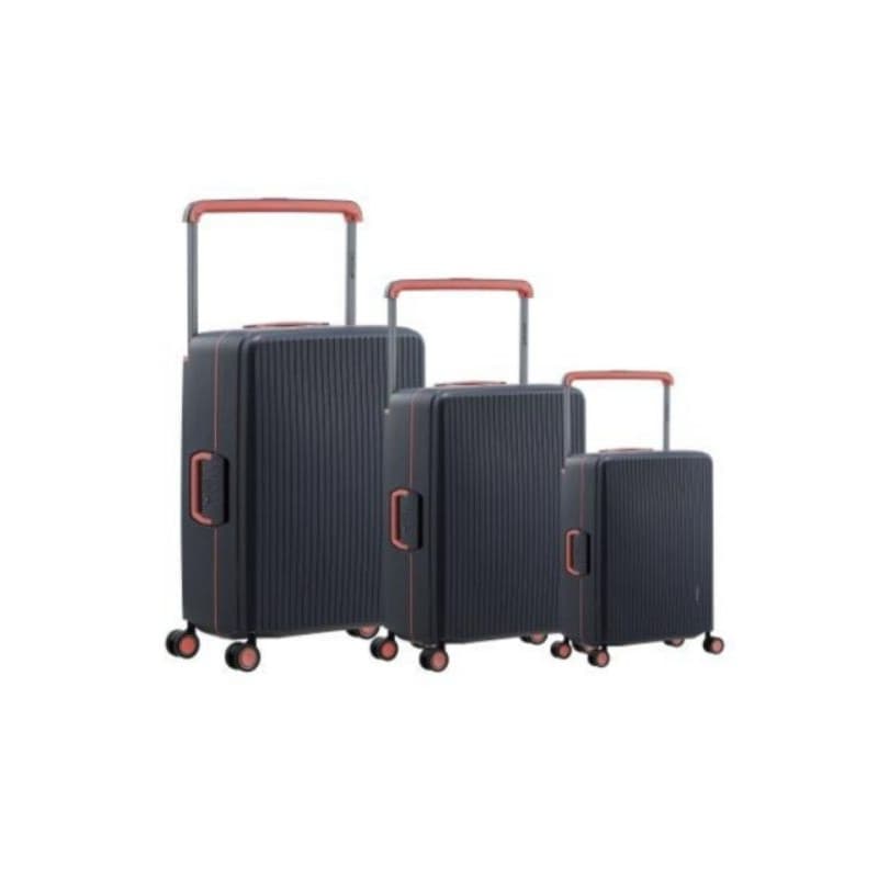 Kit 3 Malas Executivas Polipropileno PP Viagem Reforçada  Roda Giro 360° Intract jogo de mala de alto padrao