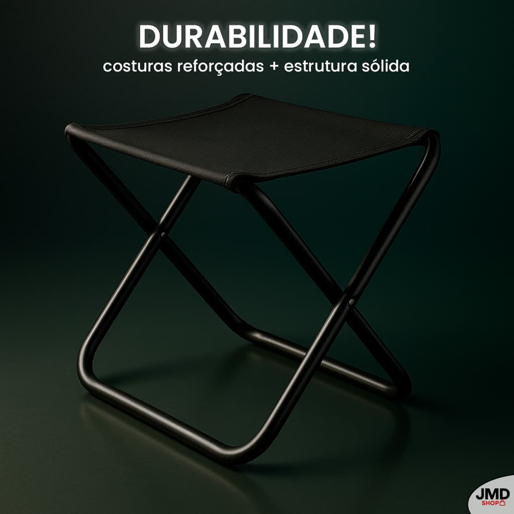 Banqueta Mini Portátil Para Acampamento Mini Banco Dobrável Leve Versatil