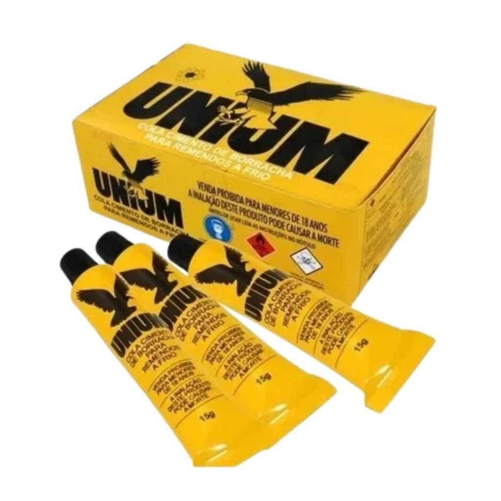 Pacote 03 Cola Unium Para Remendo De Bicicleta